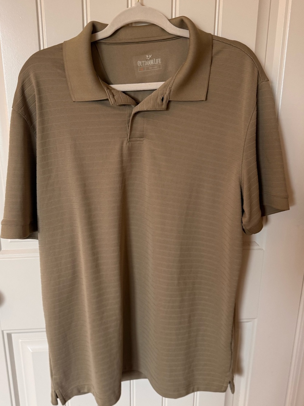 Outdoor Life Men’s Tan Polo Shirt
